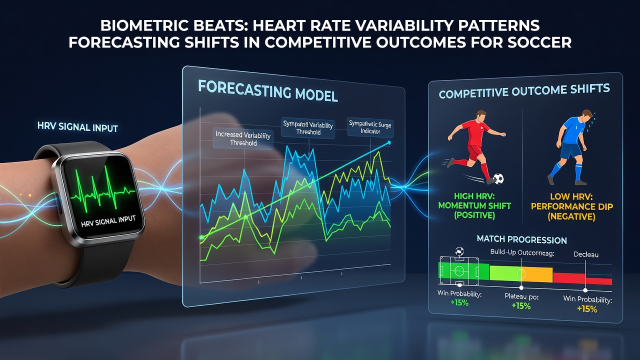Racehorse wearing biometric sensor harness during training gallop with HRV data overlay