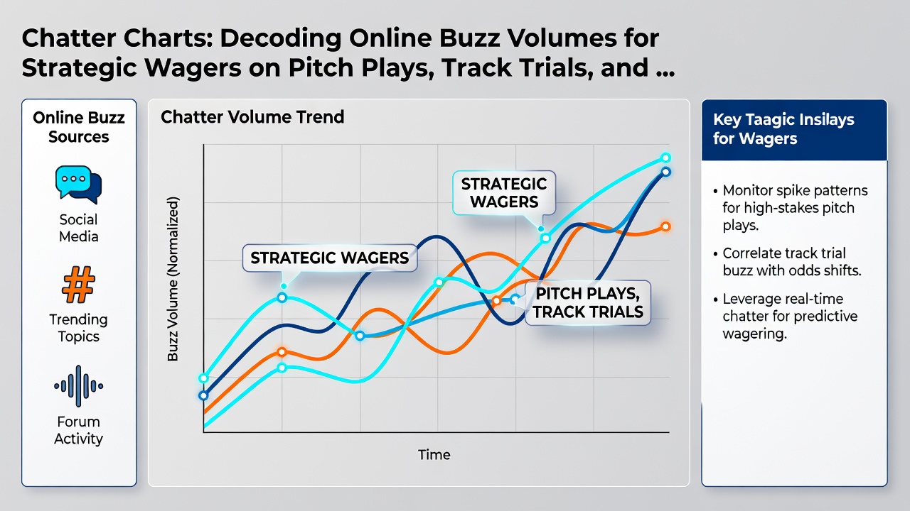 Detailed chatter chart breakdown showing tennis serve session buzz volumes alongside football and racing data trends
