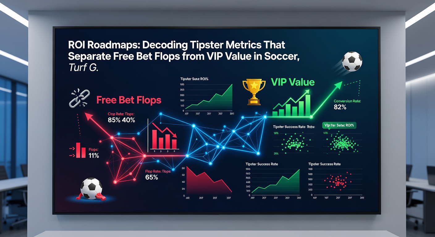 Infographic detailing key tipster metrics like yield, profit factor, and strike rate for soccer, racing, and tennis VIP performance