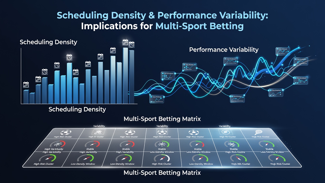 Heatmap illustrating performance variability indices across dense versus standard schedules in multi-sport contexts